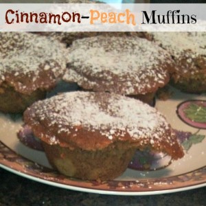 Cinnamon Peach Muffins