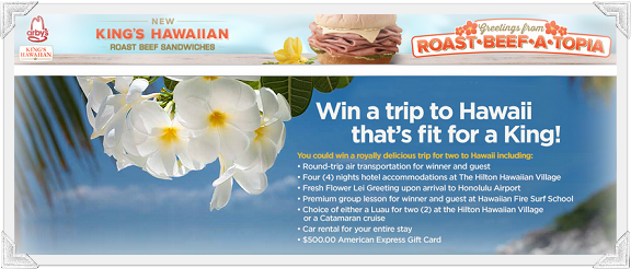 Hawaii sweepstakes