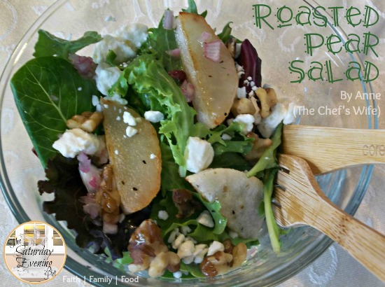 Roasted Pear Salad