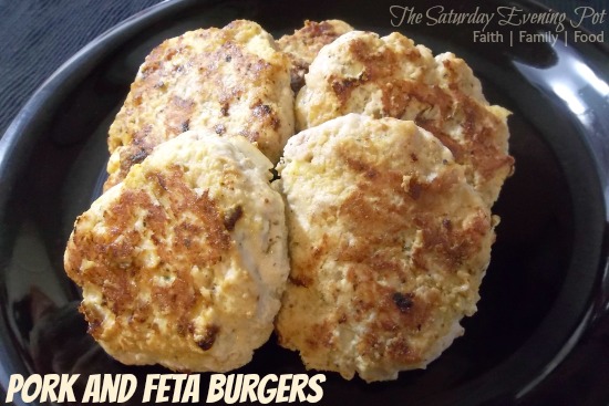 Pork and Feta Burgers